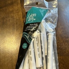 Salon Care Professional White Long Curved Perm Rods New 12 Rods 5/8" 16mm New