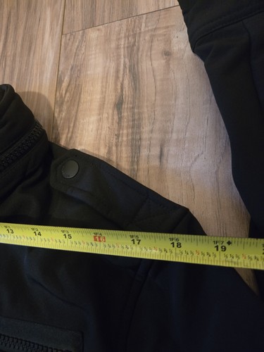 Tommy Hilfiger Softshell Black Coat Jacket Hoodie Men's Full Zip Size L (6V) - Picture 9 of 15