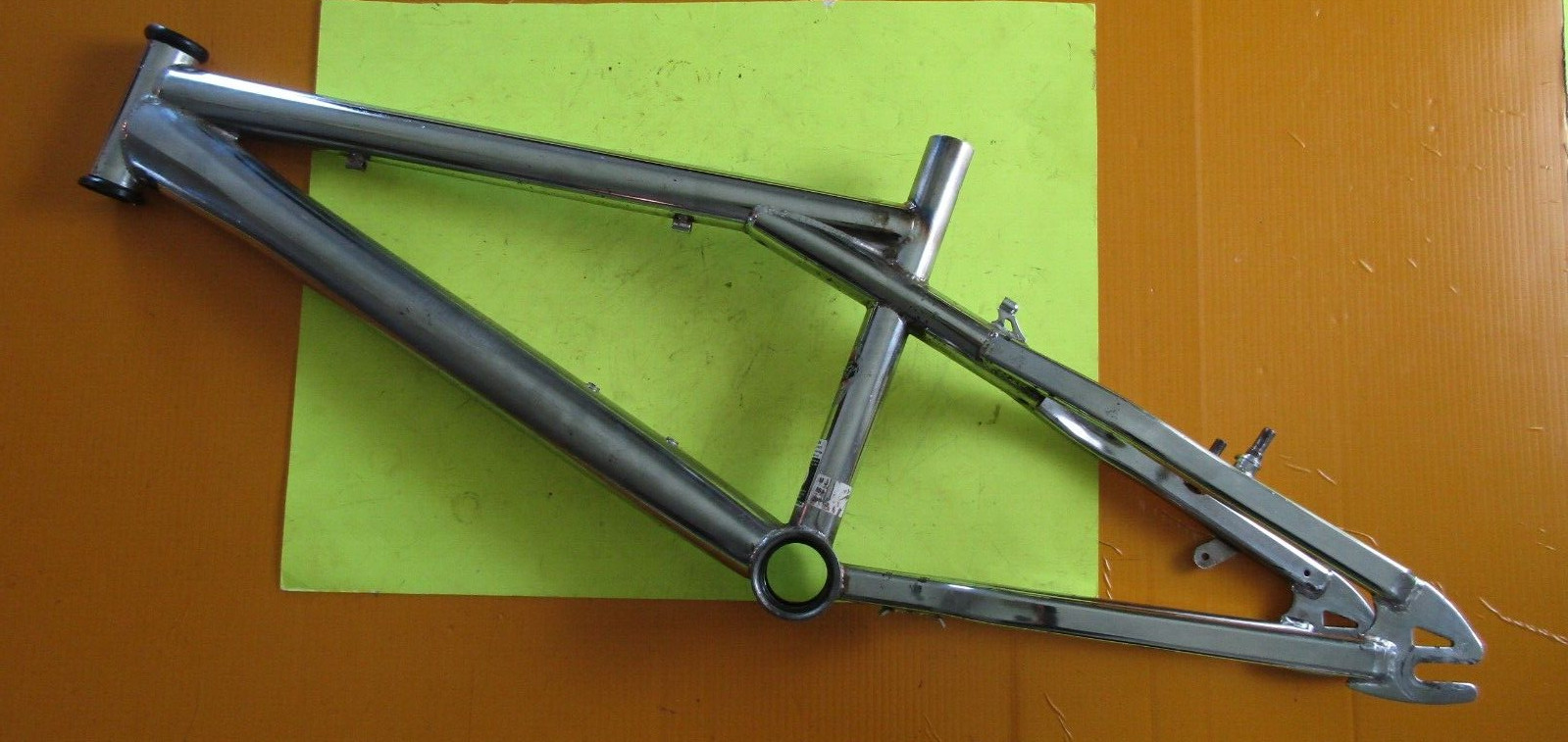 USED OLD DYNACRAFT BMX CHROMED BICYCLE FRAME FOR 20" TIRES