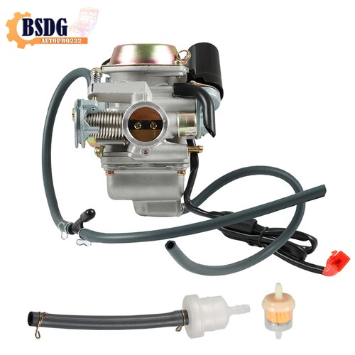 Vergaser für Roller Moped Quad ATV Gokart PD24J GY6 125 150ccm 4T 152QMI 157QMJ - Bild 3 von 12