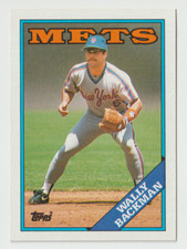 1988 Topps Baseball #333 Wally Backman - New York Mets