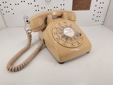 Vintage Western Electric Bell System Telephone Rotary Pink/Beige 500 Untested