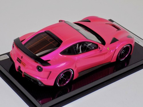 1/18 MEKO Ferrari F12 N-Largo Novitec Rosso Flash Pink Carbon Base BBR or MR #10 - Picture 6 of 8