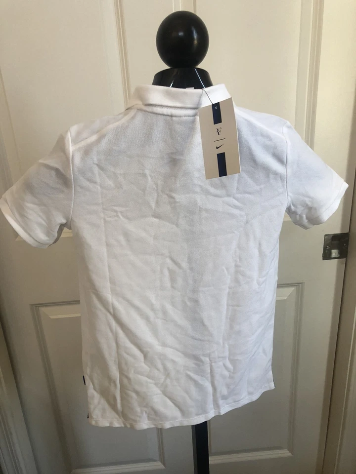 Polo de tenis para niño Nike Roger Federer RF. Talla mediana Foto 3 de 4