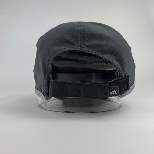 Women's Adidas AeroReady Grey Althletic Dad Hat Workout Cap Logo Pink Glitter - Picture 7 of 11