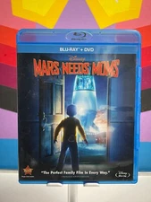 Mars Needs Moms (Blu-ray + DVD, 2011 2-Disc, Disney)