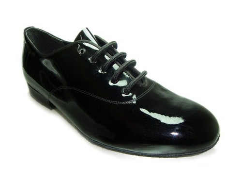 Scarpe Da Ballo Da Uomo In Pelle Nera – Tacco Basso, Antiscivolo, Eleganti, Taglie 43-46, Per Latino E Serate