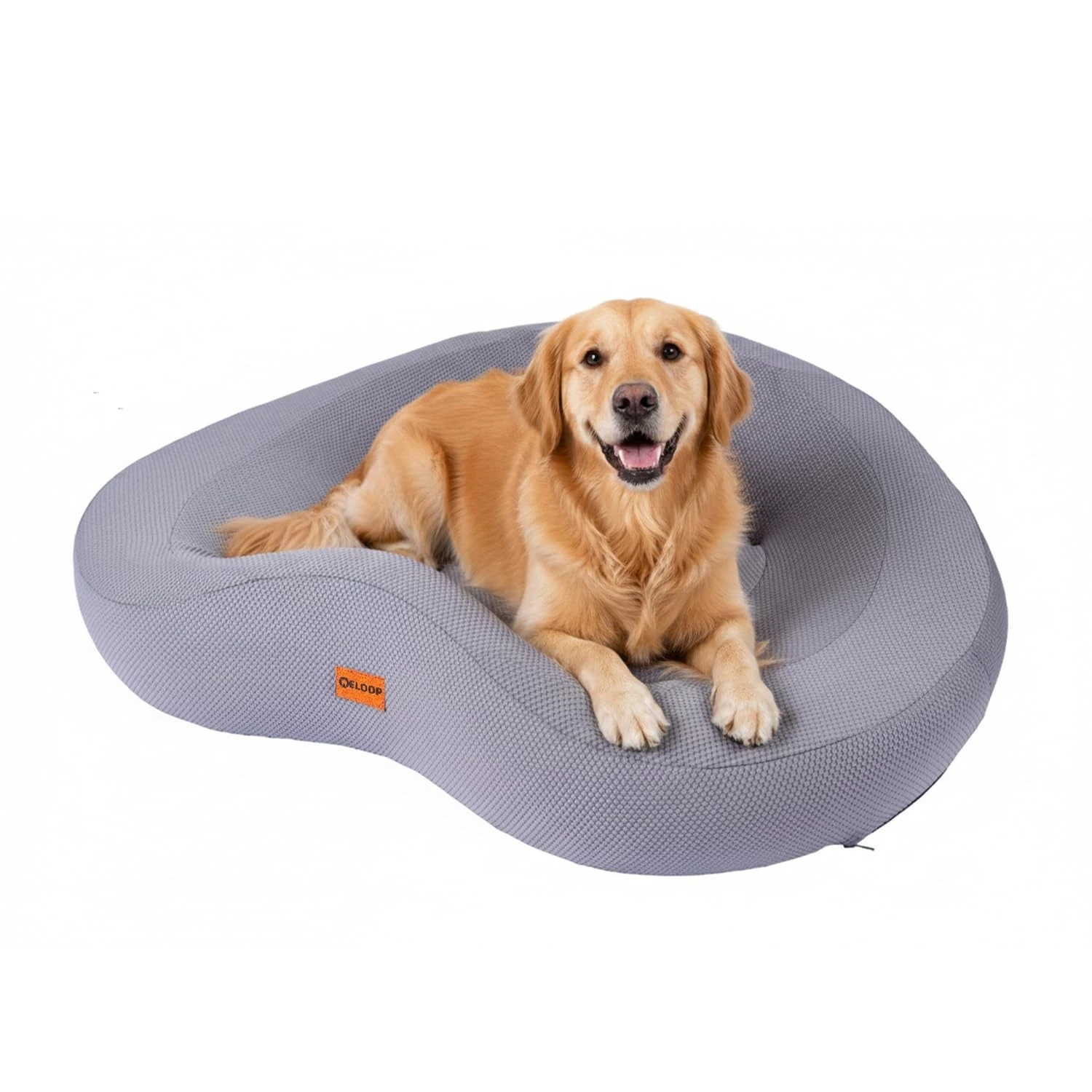 ELOOP Orthopedic Memory Foam Dog Bed, Large Waterproof Pet Sofa with Sides & ...