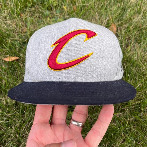 Cleveland Cavaliers Cavs New Era 9Fifty Gray Adjustable Snapback Hat Signed Auto - Picture 3 of 15