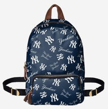 NY Yankees Navy Blue Fashion Mini Backpack FOCO Officially Licensed