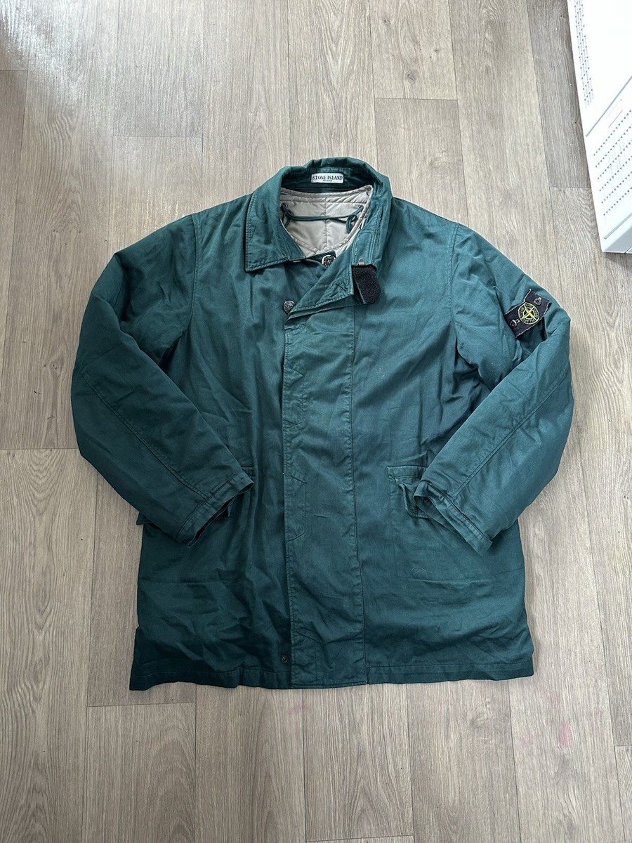Vintage Stone Island Jacket Xl 25ptp Men's Dutch Rope Coat UK