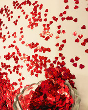 Heart Confetti Bulk - Glitter Hearts Shaped Sprinkles for Weddings, Valentines D