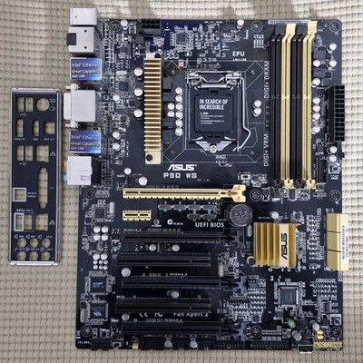 ASUS P9D WS : LGA1150 C226 ATX DDR3 Dual LAN +IO-Shield.  Verified Working