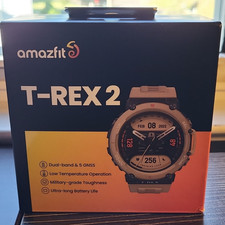 Amazfit T-Rex 2 47mm Smartwatch Beige Silicon...
