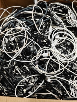 Lot Of 200 - Assorted OEM Cables - USB-C to USB-C - 1 meter - Used As-Is