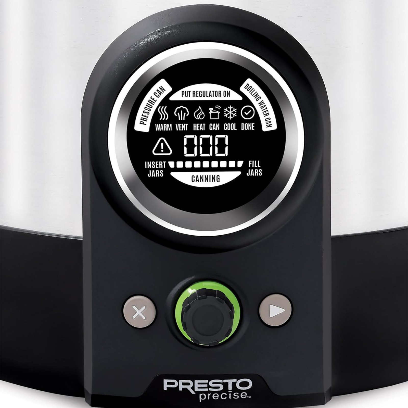 Presto 16 Quart Digital Pressure and Water Boiling Canner, LED Digital Display