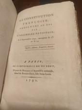 La Constitution Françoise presentée au Roi ...