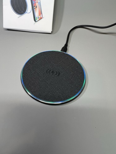 Fast Wireless Charger 15W Charging Pad Ultra Slim Round Mat Station Universal - 第 13/19 張圖片