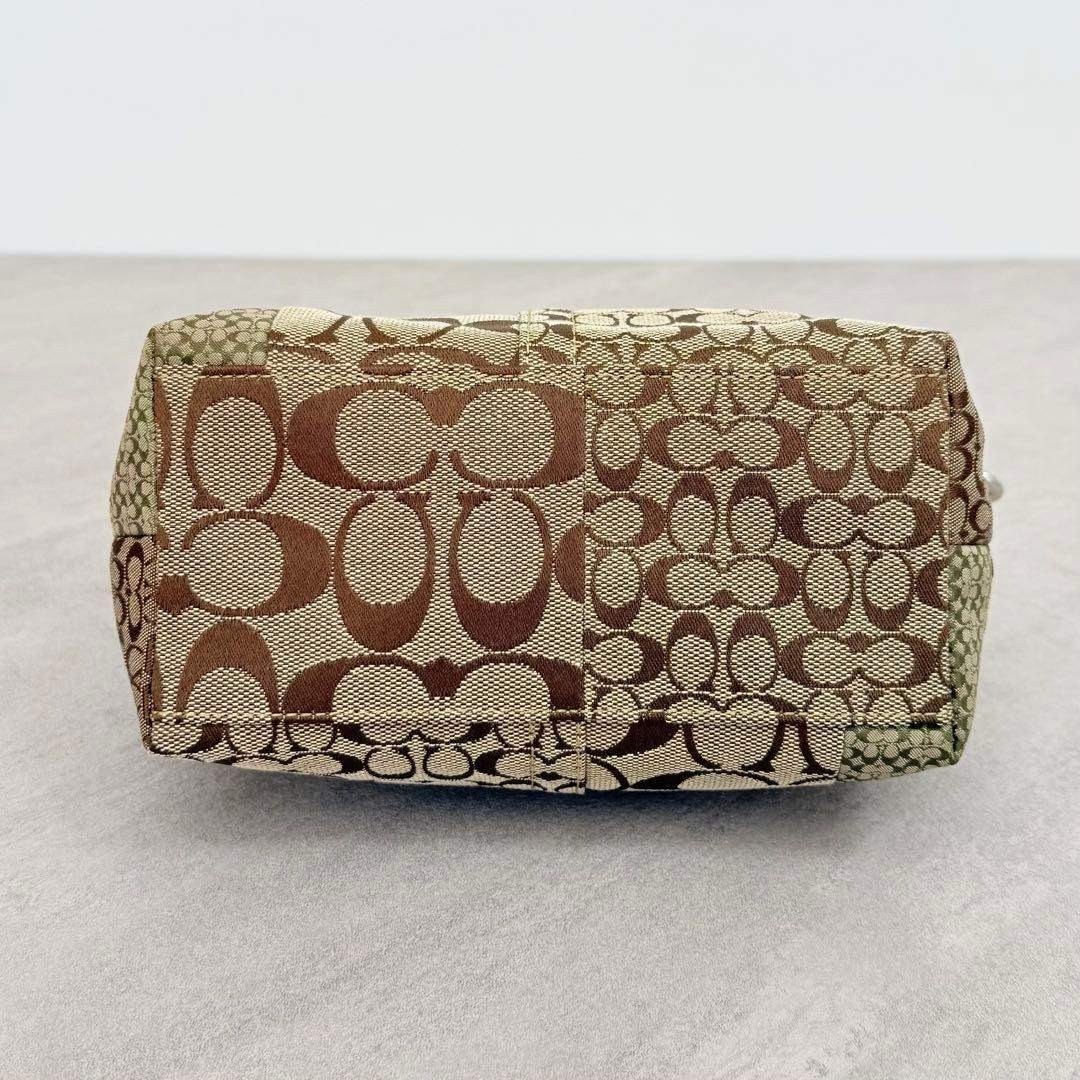 Coach Signatures Patchwork Handbag Accessory Pouc… - image 6