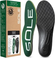 SOLE Everday Insoles - Custom Moldable Orthotic Support - Large