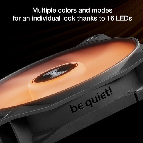 be quiet! Light Wings LX 120mm PWM Quiet PC Case Fan Reverse Blade Black B - Afbeelding 5 van 6