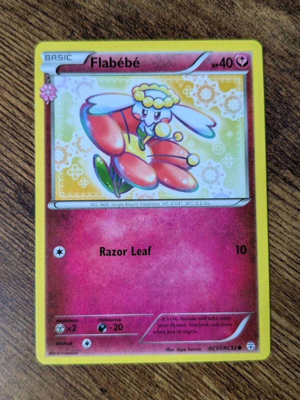 Pokemon TCG - Flabebe Common Radiant Collection RC17/RC32  - LIGHTLY PLAYED 🌸