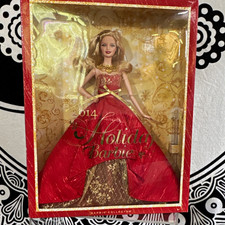 Mattel 2014 Holiday Barbie Collector Edition Doll BDH13 Removable Clothes