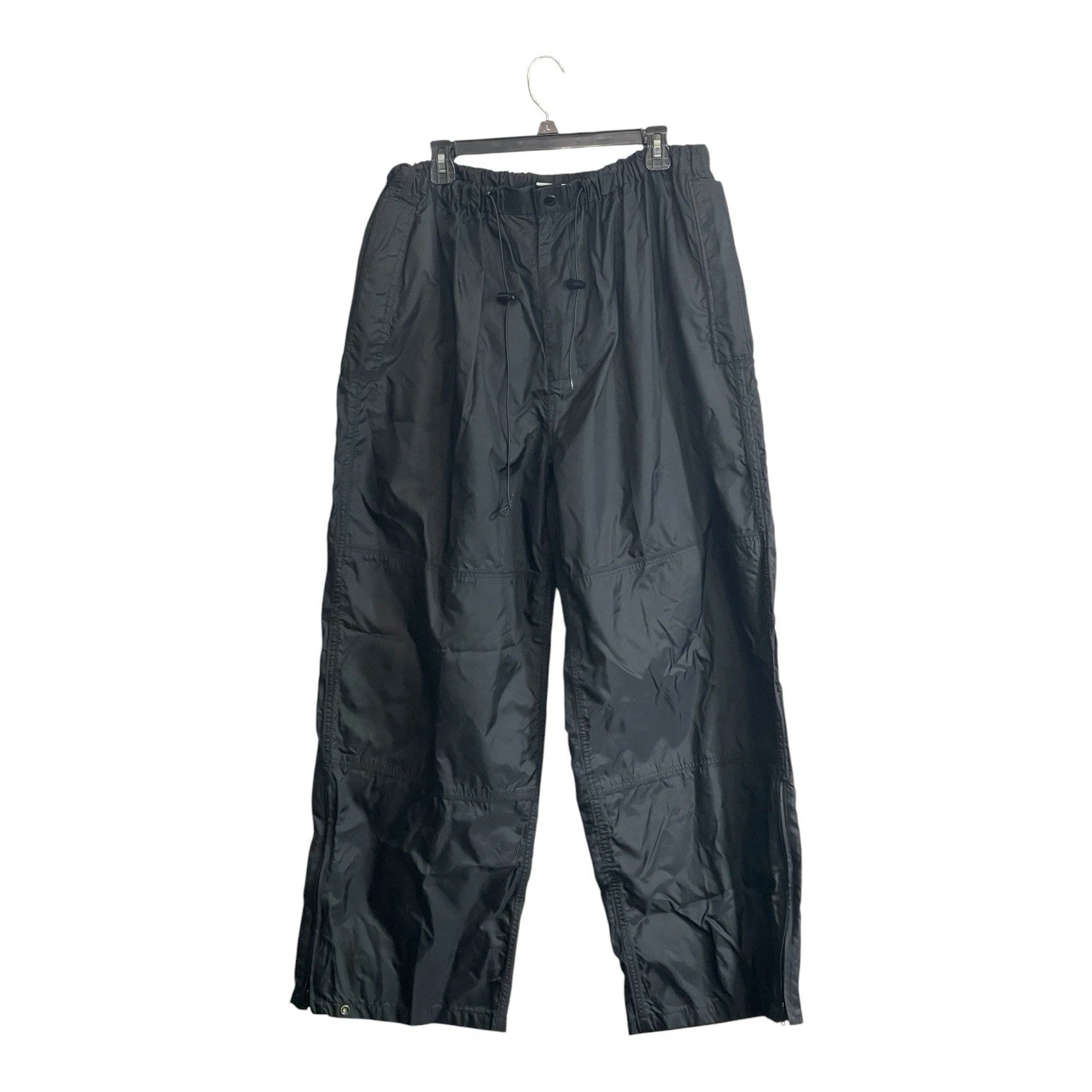 Bass Pro Shops Rain Pants Mens 3XL Black Waterproof Fishing Ankle Zip Outdoor