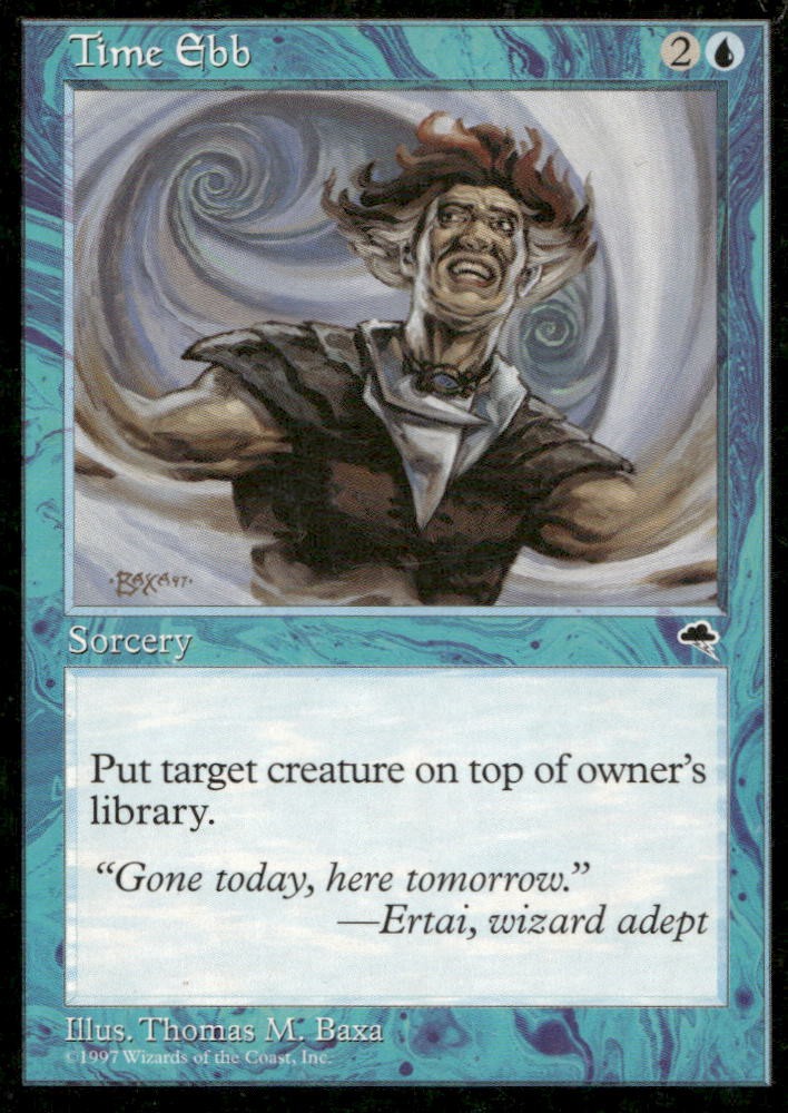 Time Ebb 96 Common Tempest Magic: The Gathering Near Mint