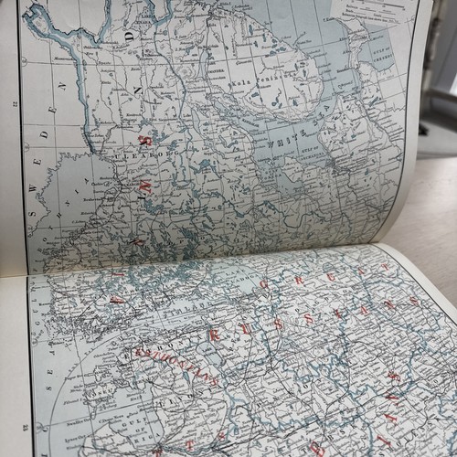 Rare Victory Atlas 1918 Charles Scribner’s Sons - Foto 8 di 11