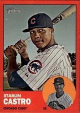 2012 Topps Heritage Starlin Castro #193 Target Red Border