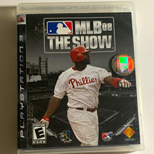 Sony MLB 08: The Show PS3 2008 Baseball Sports Game Complete w/ Case E