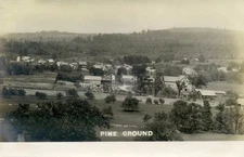 North Chichester NH birdseye view homes fields 1906 RPPC Photo Postcard COPY