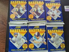 Lot de 16 cartes de baseball Score 1992 série 1 jamais ouvertes LOT DE 6