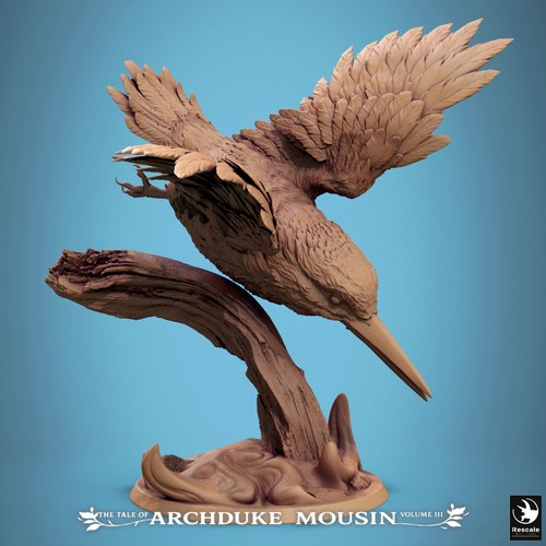 3D Miniature Kingfisher Variations Mousin Range by Rescale rpg dnd pathfinder - Picture 16 of 19