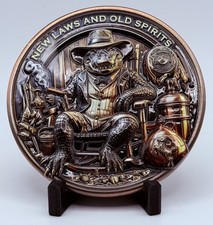 ?? Sought After  ?New Laws and Old Spirits" Gator Lawman Challenge Coin