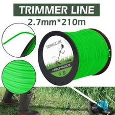 2.7mm*210m Heavy Duty Round Nylon Trimmer Strimmer Line Brushcutter Cord Wire UK 0.06 per metre