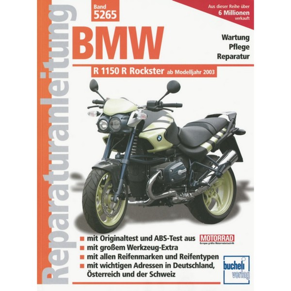 Bmw R 1150 R Rockster Typ R28 Baujahre Ab 2003 Bucheli Verlag Reparaturanleitung-image