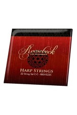 22-String Harp String Set in C - C, High-Quality Replacement Strings for Harp