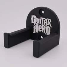 3D Printed - Universal Guitar Video Game Controller Wall Mount Bracket