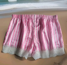 Victorias Secret SILKY Second Skin Liquid Satin Tap Shorts Panties Medium