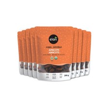 Organic Sun-Dried Apricots - Vegan, Gluten-Free, No Sugar, 8 Pack