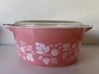 Pink Gooseberry Pyrex 475 Cassserole