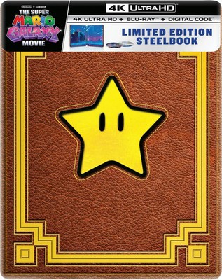 THE SUPER MARIO GALAXY MOVIE STEELBOOK 4K ULTRA HD + BLU-RAY PRE-SALE 6/16/26