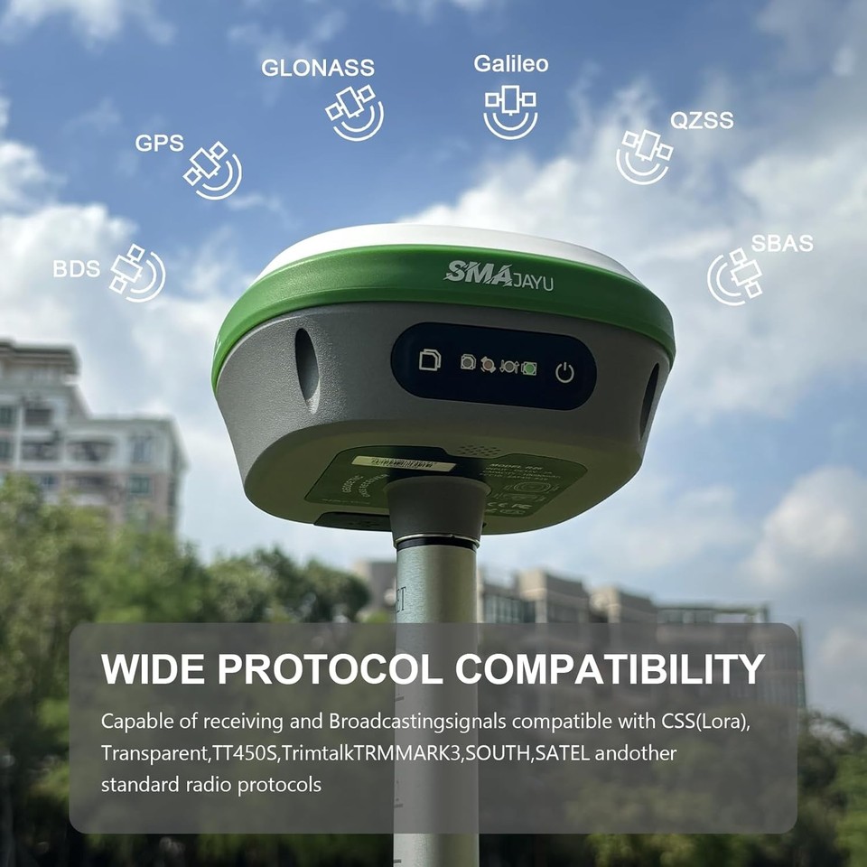 SMA26 Pro Rover and Base RTK GNSS Survey System with Handheld Collector ...