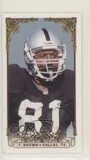 2001 Pacific Private Stock PS-2001 Minis Large Card Numbers Tim Brown #71 HOF