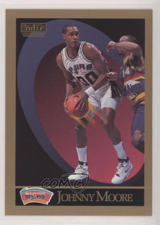 1990-91 Skybox Johnny Moore #258 00eu