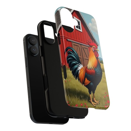 Rooster Tough Cases, Chicken Lovers Gift, Farm Animal Phone Cover, Protective - 第 30/256 張圖片