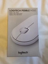 Image of Logitech Pebble M350 Wireless Bluetooth Mouse (White) ⭐️⭐️⭐️⭐️⭐️