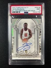 JALEN BRUNSON PSA 9 2023 TOPPS ROYALTY COLL PILLARS OF GREATNESS AUTO GOLD 05/10